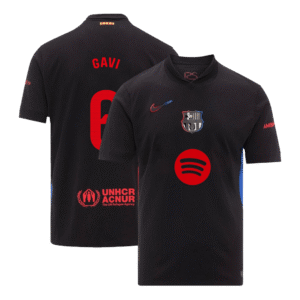 GAVI #6 Barcelona Away Soccer Jersey 2024/25  - Spotify Logo Without Text