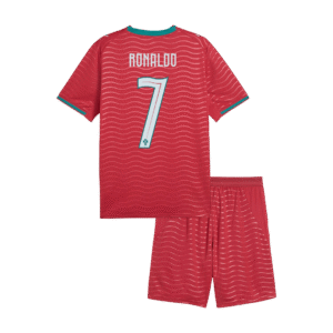 RONALDO #7 Portugal Home World Cup Kids Soccer Jerseys Kit 2026
