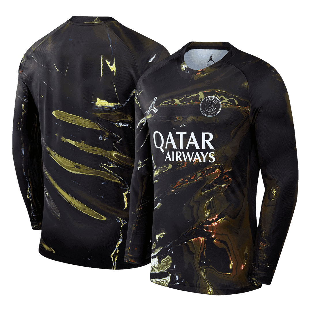 PSG Jordan Night Edition Long Sleeve Jersey 2025/26 - Image 2