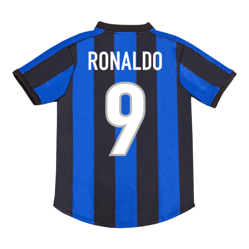 Retro RONALDO #9 1999/00 Inter Milan Home Soccer Jersey