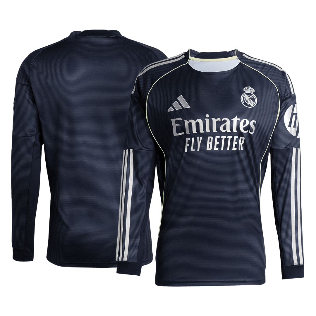 Real Madrid Away Long Sleeve Soccer Jersey 2025/26 - Image 11