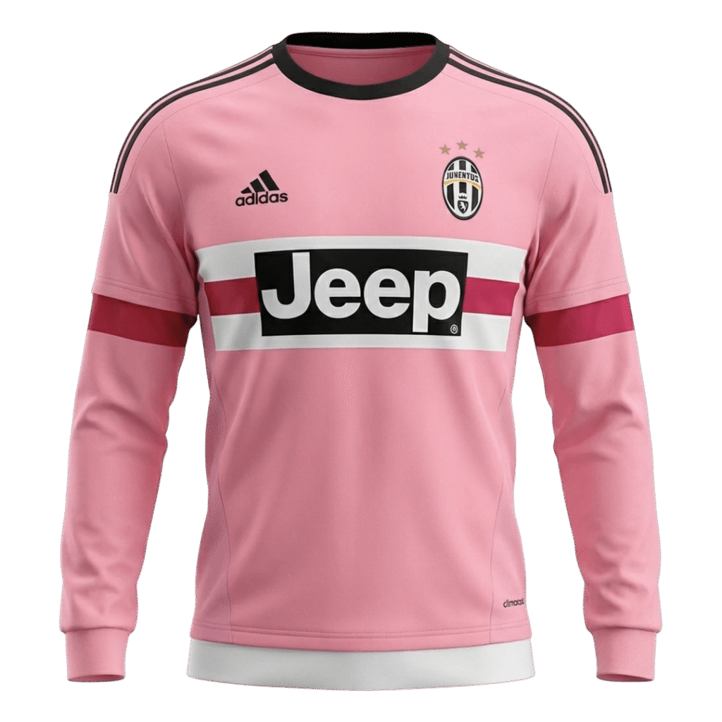 Retro Soccer Jersey Juventus Away Long Sleeve 2015/16