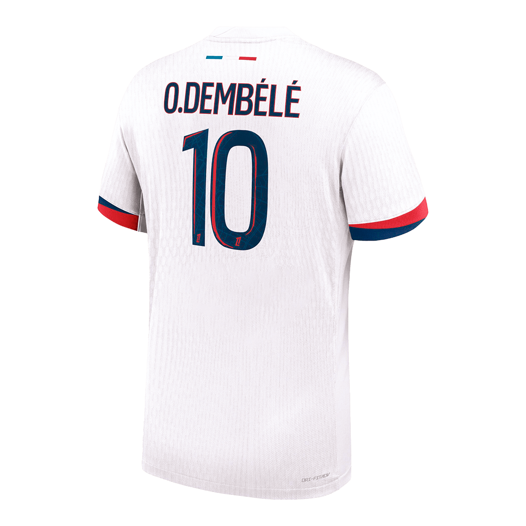 PSG Authentic O.DEMBÉLÉ #10 Soccer Jersey PSG Away Shirt 2024/25 - Image 12