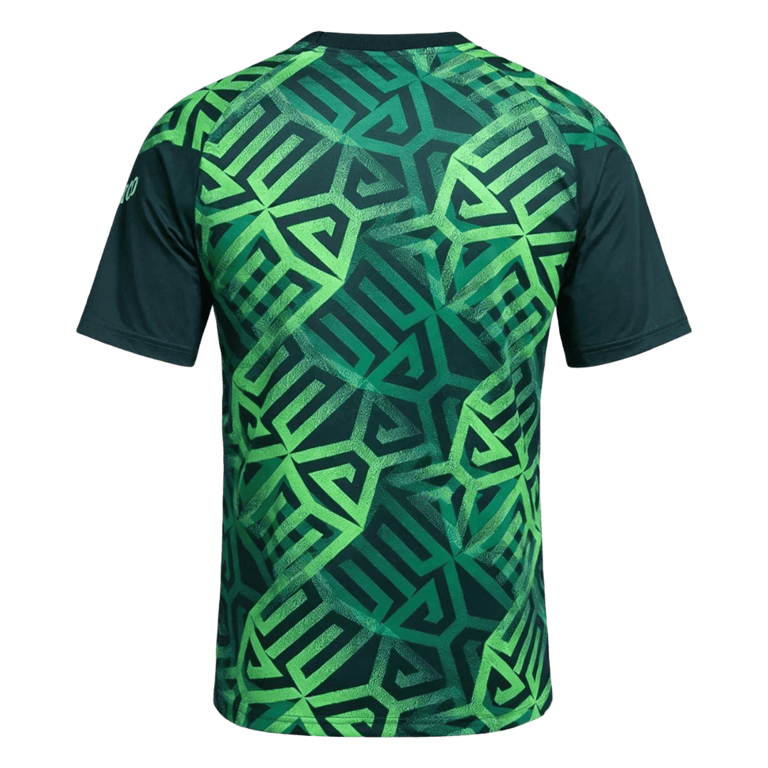 Mexico Pre-Match Soccer Jersey World Cup 2026 Green - Image 2
