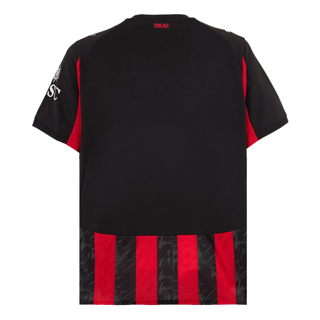 AC Milan Home Soccer Jersey 2025/26 Red&Black - Image 4