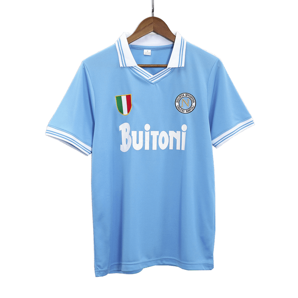 Retro 1986/87 Napoli Home Soccer Jersey