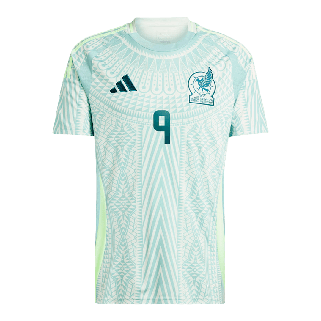 RAUL #9 Mexico Soccer Jersey Away Custom Shirt 2024 - Image 3
