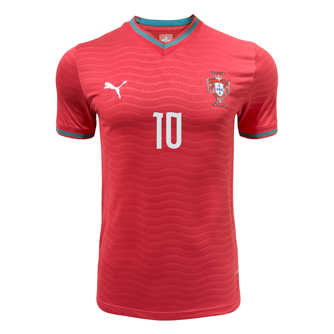 BERNARDO#10 Player Version Portugal Home Soccer Jersey World Cup 2026 Red - Image 9