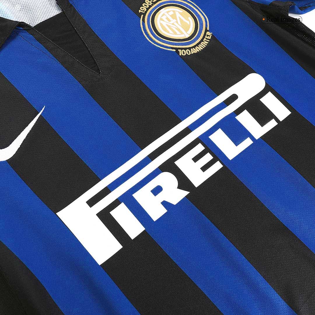 Retro 2007/08 Inter Milan Home Soccer Jersey - Image 4