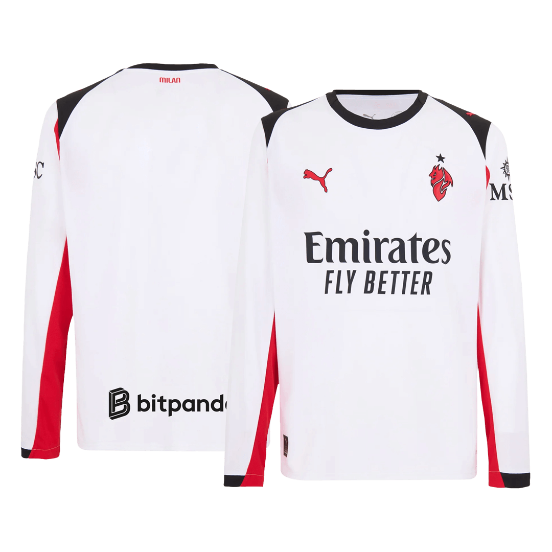 AC Milan Away Long Sleeve Soccer Jersey 2025/26 - Image 2