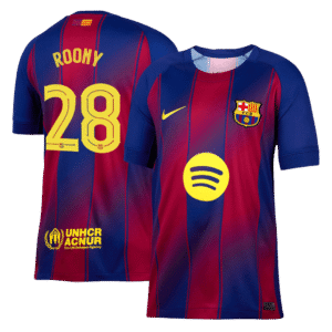 ROONY #28 Barcelona Home Soccer Jersey 2025/26 - UCL
