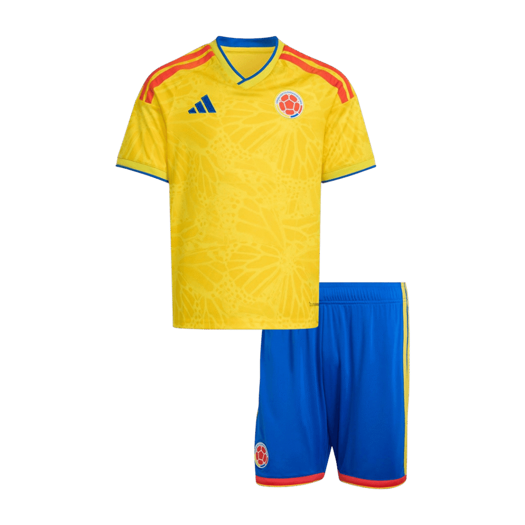 Colombia Home World Cup Kids Soccer Jerseys Kit 2026
