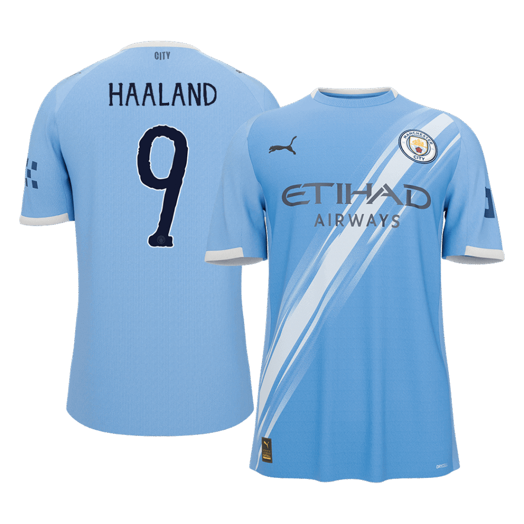 HAALAND #9 Manchester City Home Soccer Jersey 2025/26