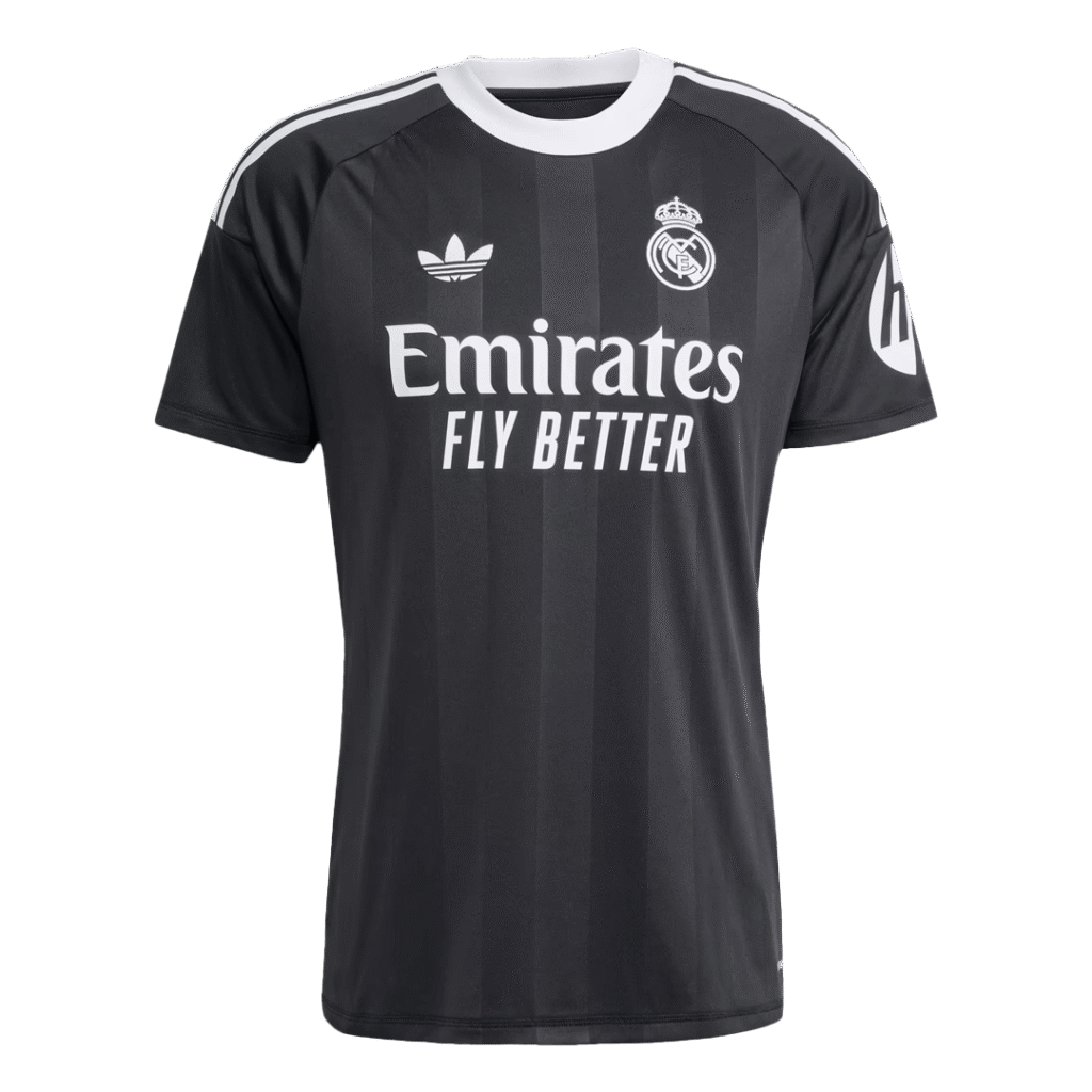 Real Madrid Goalkeeper Soccer Jersey 2025/26 Black