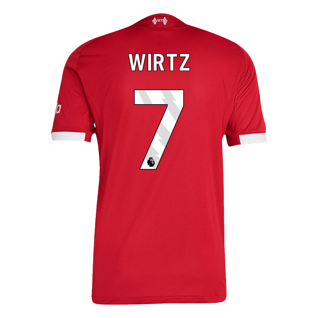 WIRTZ #7 Liverpool Home Authentic Soccer Jersey 2025/26 - Image 2