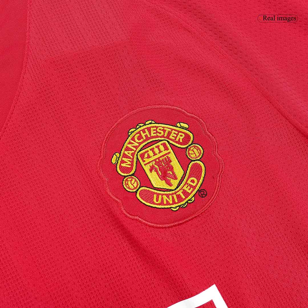 Retro Jersey ROONEY #10 Manchester United Retro Jersey Home Soccer Shirt 2007/08 - Image 3