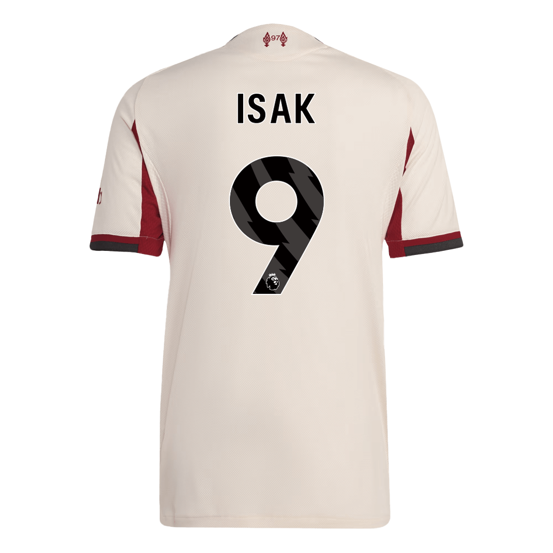 ISAK ##9 Liverpool Away Authentic Soccer Jersey 2025/26 - Image 2