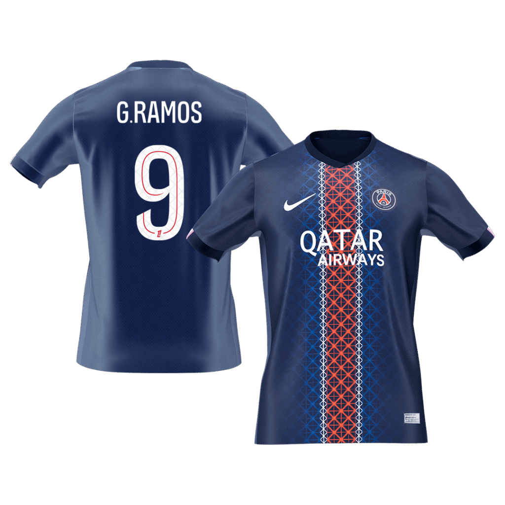 G.RAMOS #9 PSG Home Soccer Jersey 2025/26