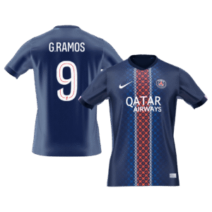G.RAMOS #9 PSG Home Soccer Jersey 2025/26