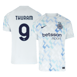 THURAM #9 Inter Milan Away Soccer Jersey 2025/26