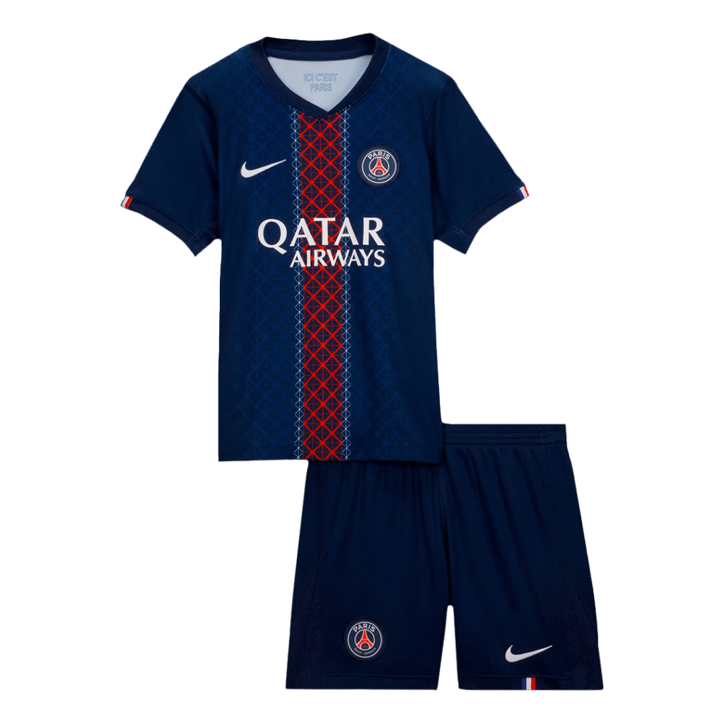 PSG Home Kids Soccer Jerseys Kit 2025/26