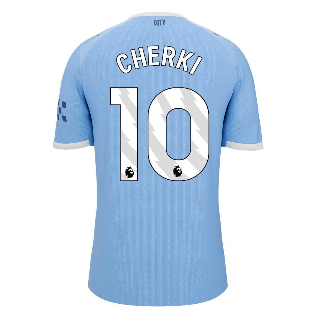 CHERKI #10 Manchester City Home Soccer Jersey 2025/26 - Image 10