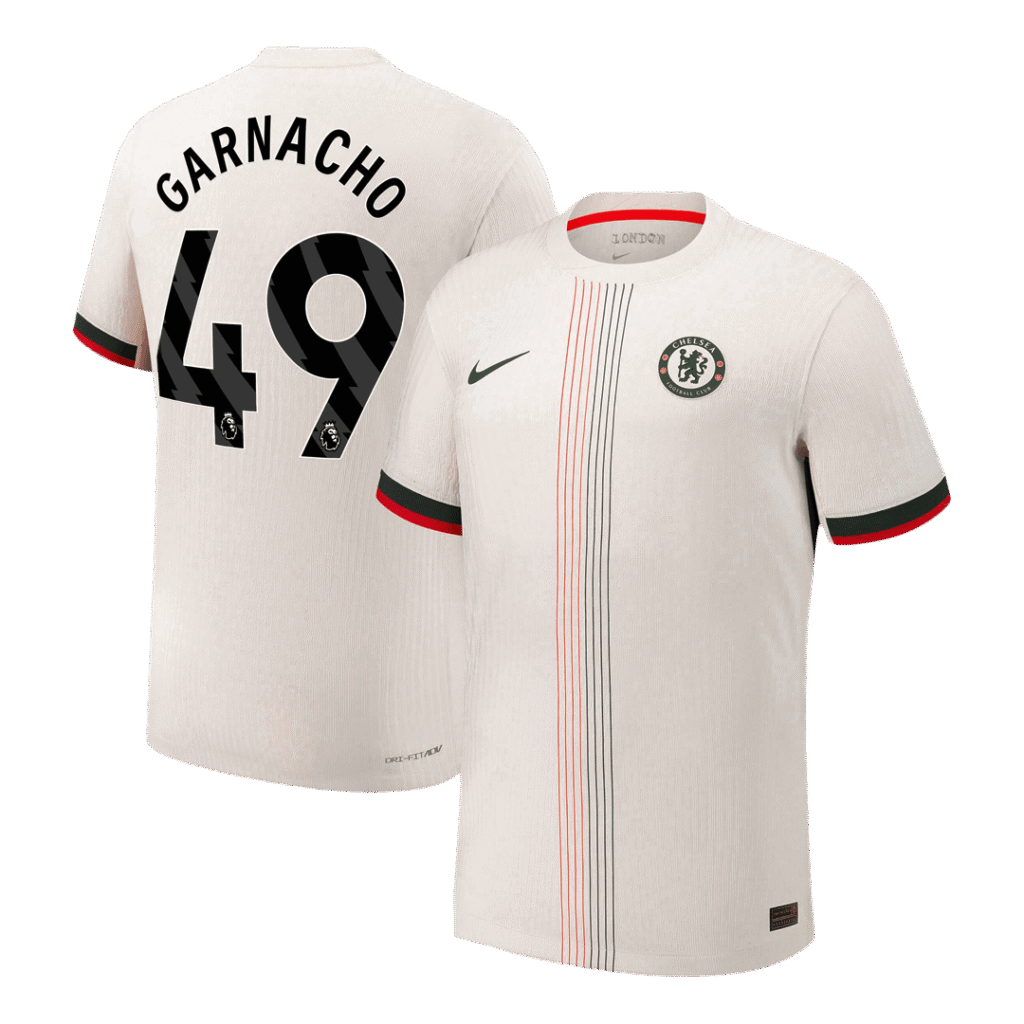 GARNACHO #49 Chelsea Away Authentic Soccer Jersey 2025/26