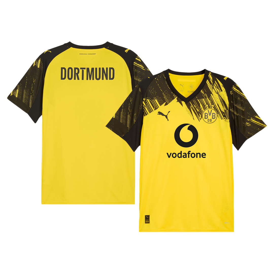 Borussia Dortmund Home Soccer Jersey 2025/26 Yellow - Image 2