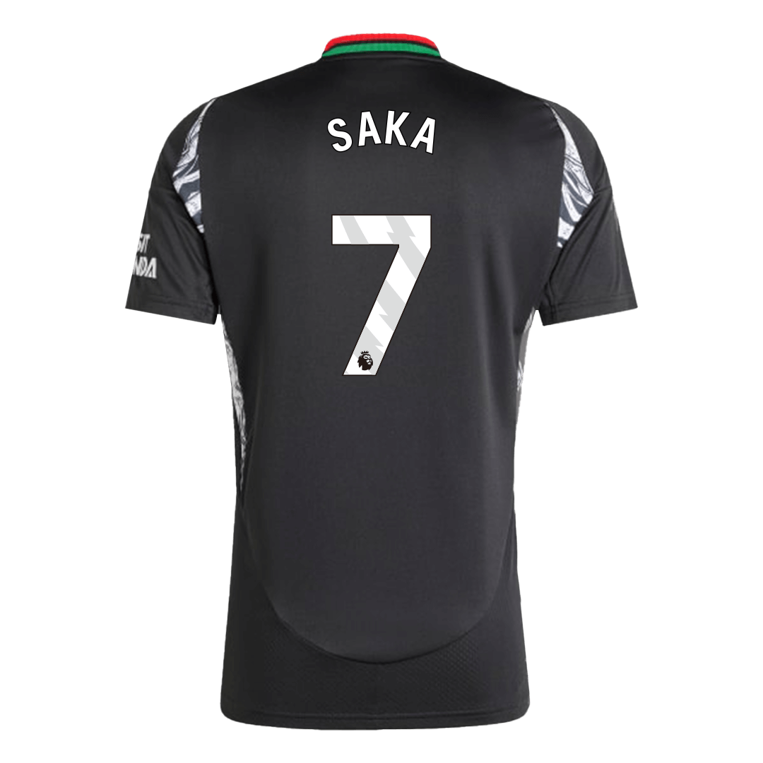 Arsenal Authentic SAKA #7 Soccer Jersey Arsenal Away Shirt 2024/25 - Image 3