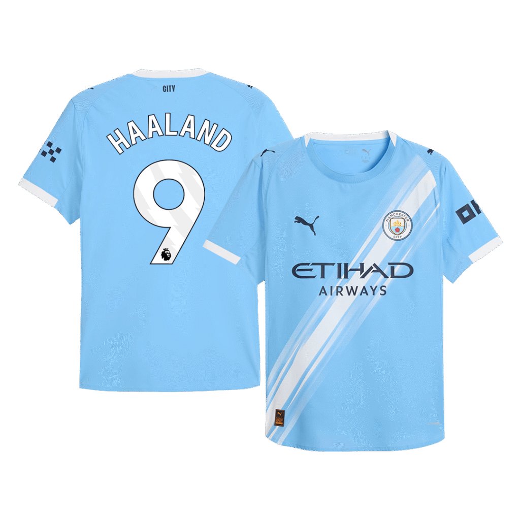 HAALAND #9 Manchester City Home Player Version Jersey 2025/26