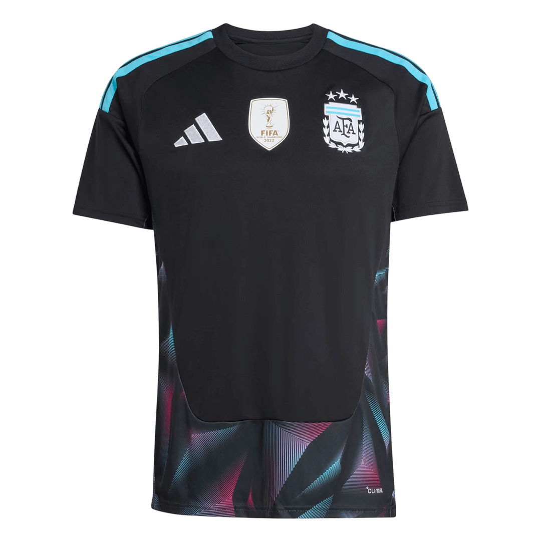 Argentina Goalkeeper Soccer Jersey World Cup 2026 Black - Image 2