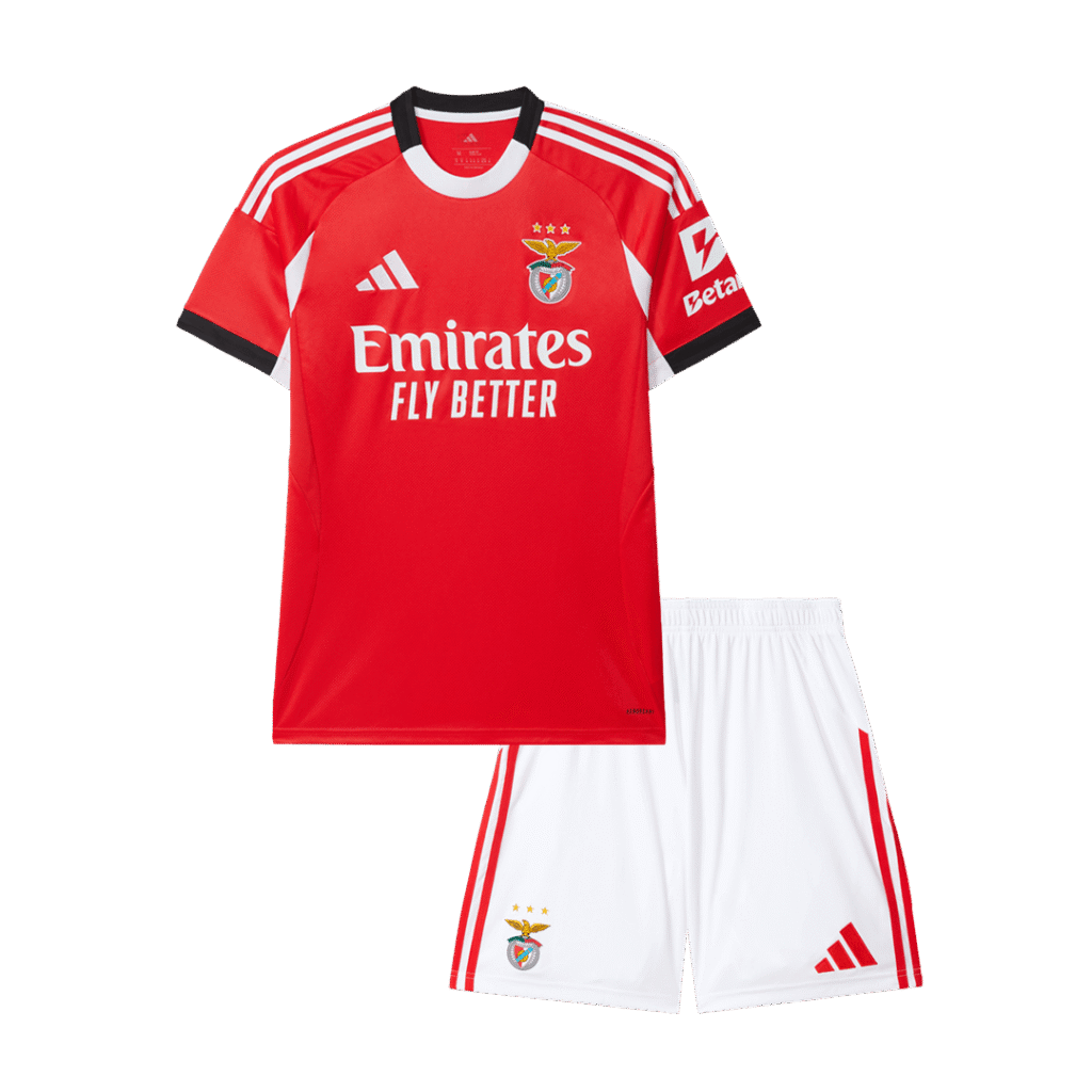 Benfica Home Kids Soccer Jerseys Kit 2025/26