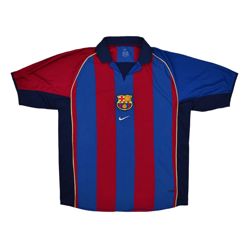 Retro Jersey Barcelona Retro Jersey Home Soccer Shirt 2001/02