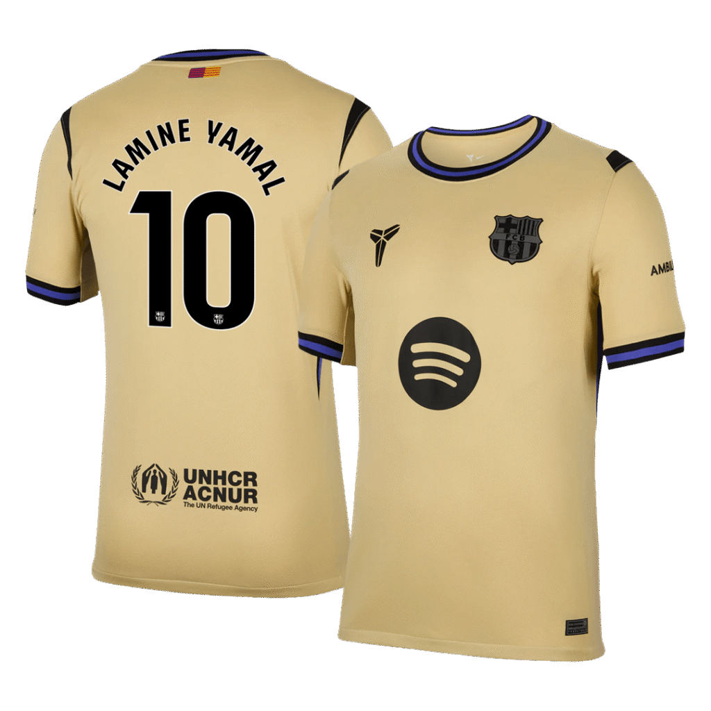 LAMINE YAMAL #10 Barcelona Away Soccer Jersey 2025/26