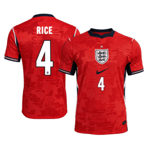 RICE #4 England Away Player Version Jersey World Cup 2026
