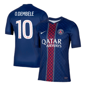 O.DEMBELE #10 PSG Home Soccer Jersey 2025/26