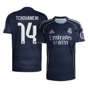 TCHOUAMENI #14 Real Madrid Away Soccer Jersey 2025/26