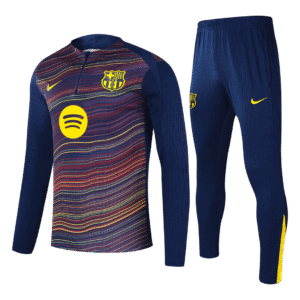 Barcelona 1/4 Zip Tracksuit 2025/26 Kids Colorful