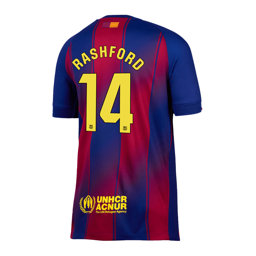 RASHFORD #14 Barcelona Home Soccer Jersey 2025/26 - Image 12