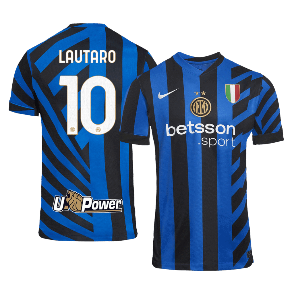 LAUTARO #10 Inter Milan Soccer Jersey Home Custom Shirt 2024/25