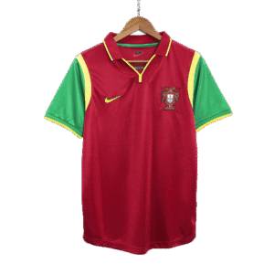 Retro 1999 Portugal Home Soccer Jersey
