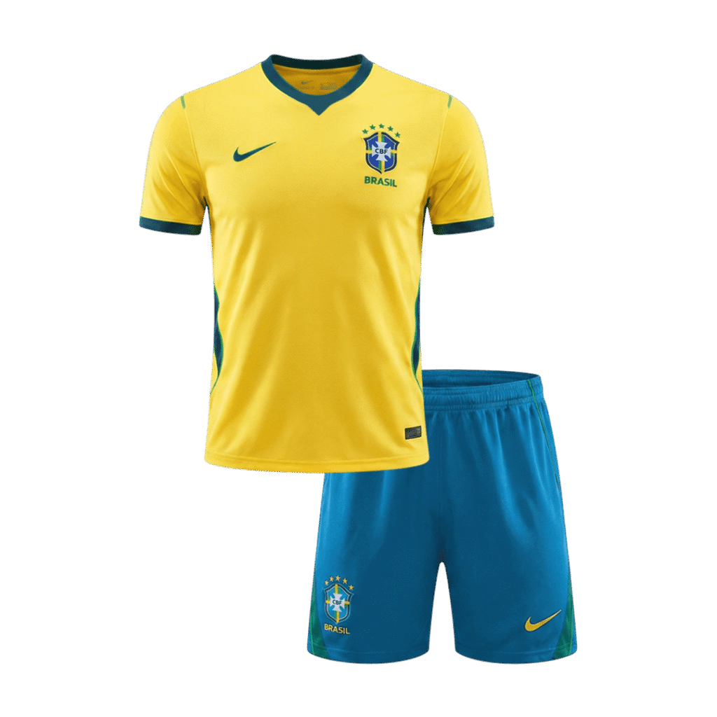 Brazil Home Kids Soccer Jerseys Kit World Cup 2026