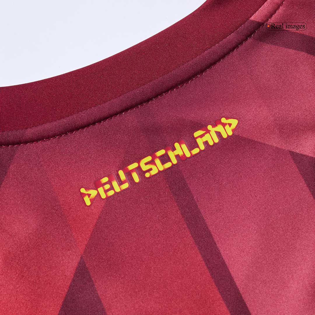 Men's Germany Away Soccer Jersey 2025 Red - Women's Euro - Image 2