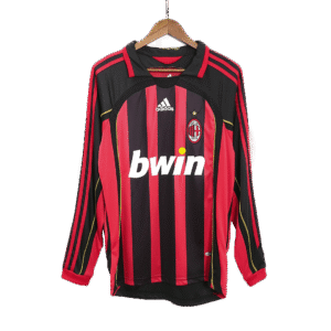 KAKA' #22 AC Milan Retro Jersey Home Soccer Shirt 2006/07