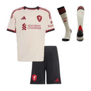 Liverpool Away Kids Soccer Jerseys Full Kit 2025/26