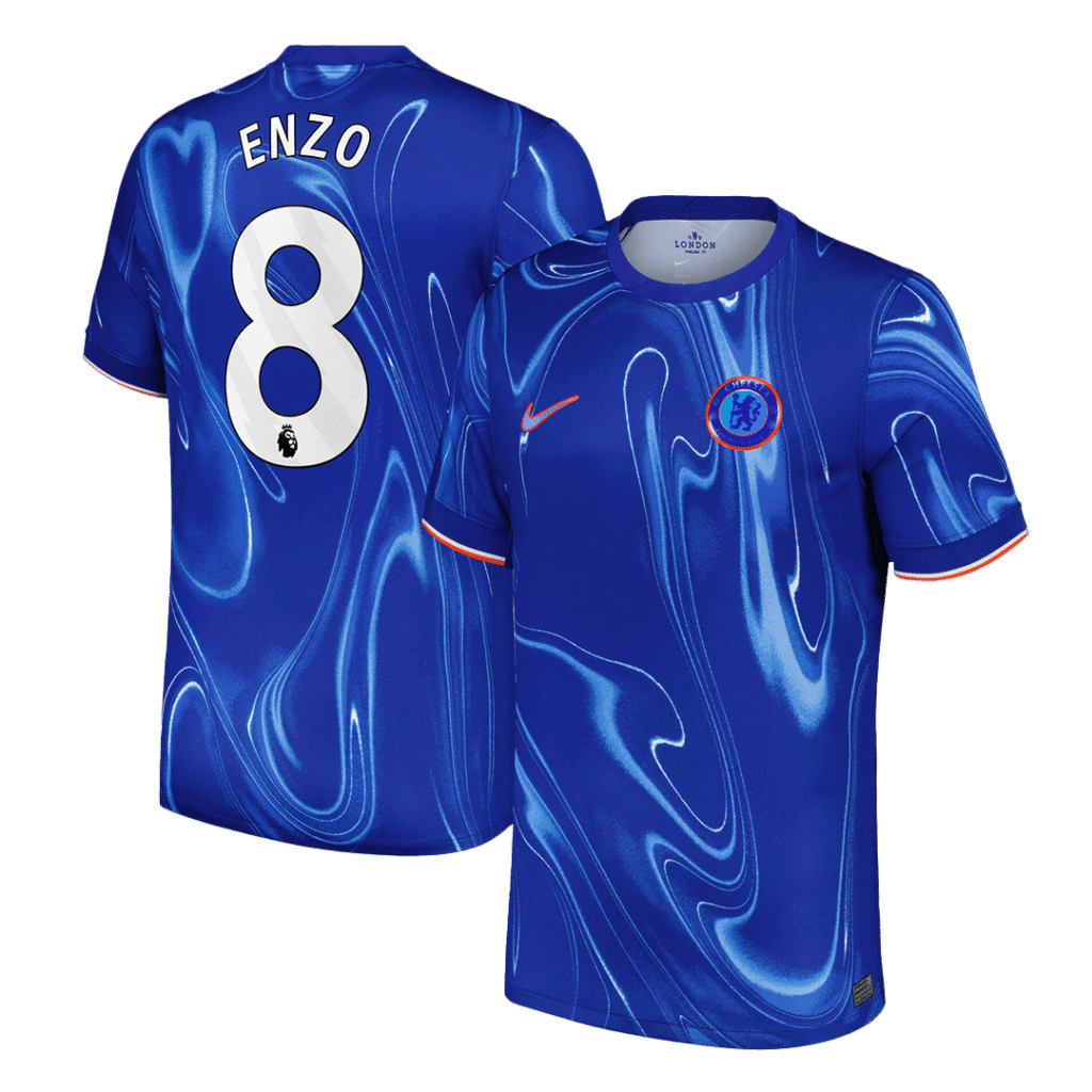ENZO #8 Chelsea Home Soccer Jersey 2024/25