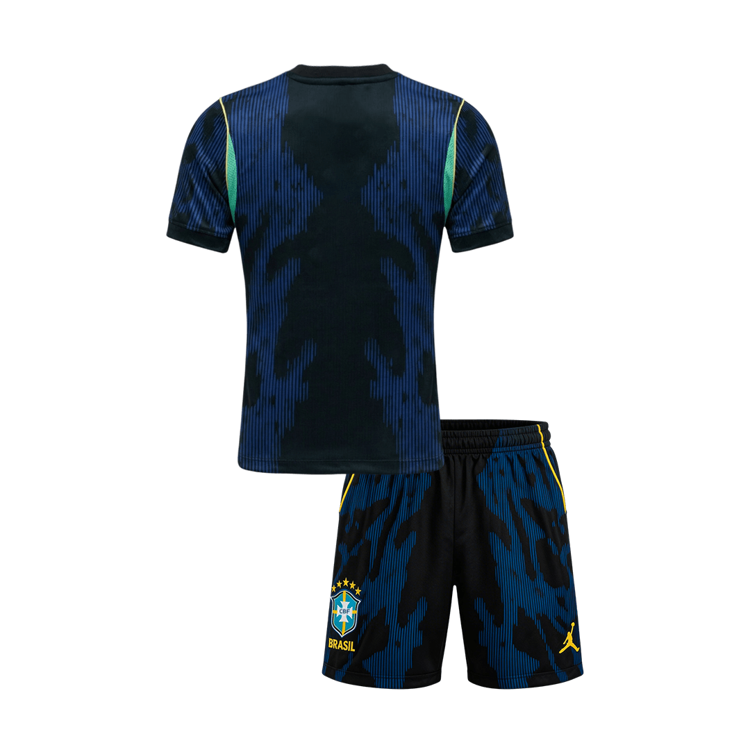 Brazil Away Kids Soccer Jerseys Kit World Cup 2026 - Image 2