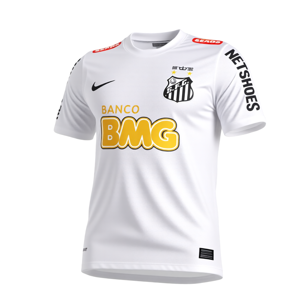 Retro Soccer Jersey Santos FC Home 2011/12