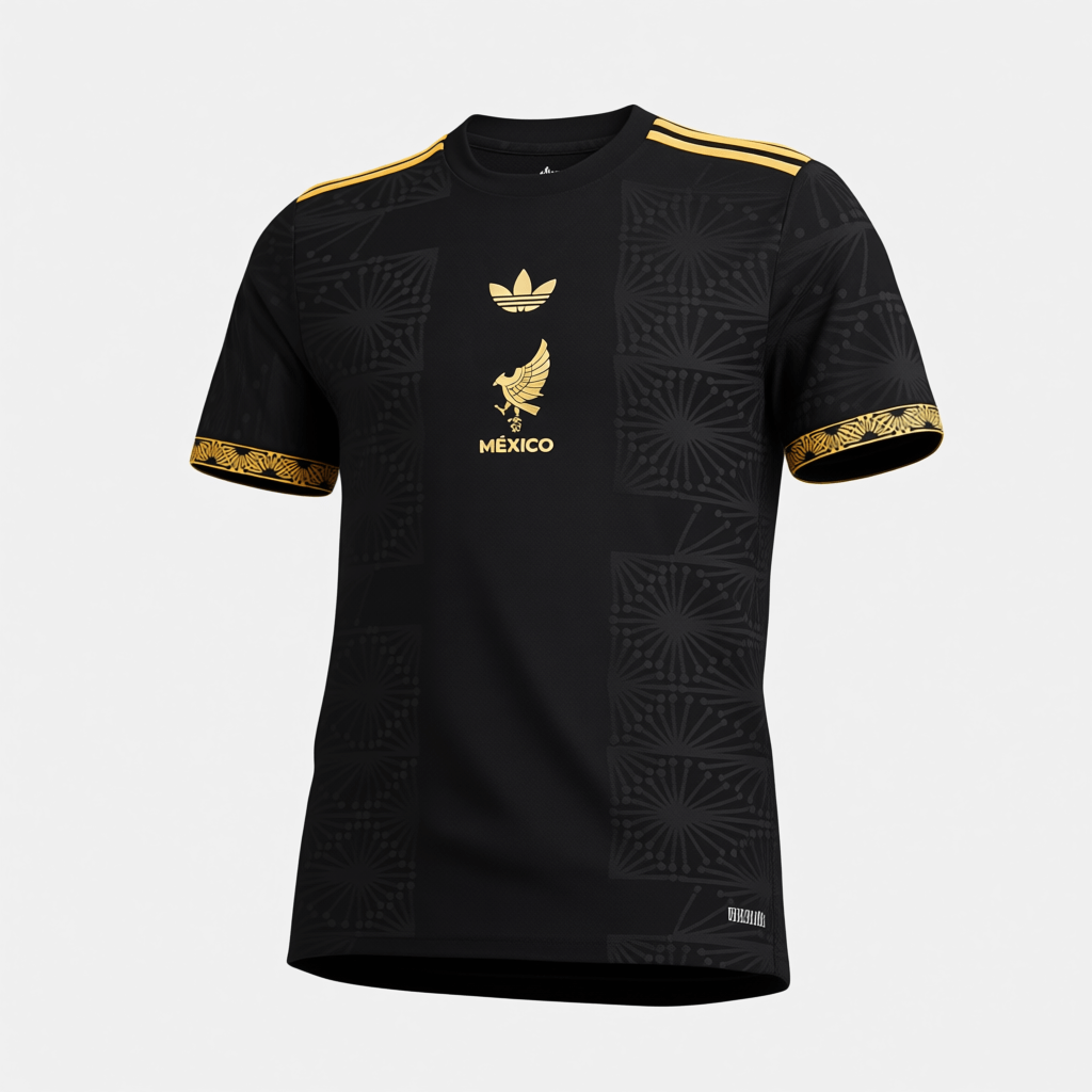 Authentic Soccer Jersey Mexico Third Away Shirt 2025 Gold Cup