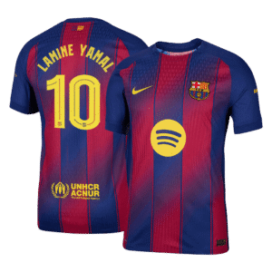 LAMINE YAMAL #10 Barcelona Home Authentic Soccer Jersey 2025/26 - UCL